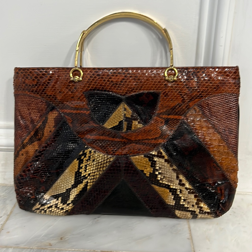 Genuine Snakeskin Handbag
